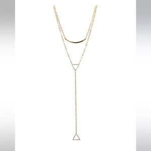 Eye Candy LA Audrey Necklace, 24k Plated Gold